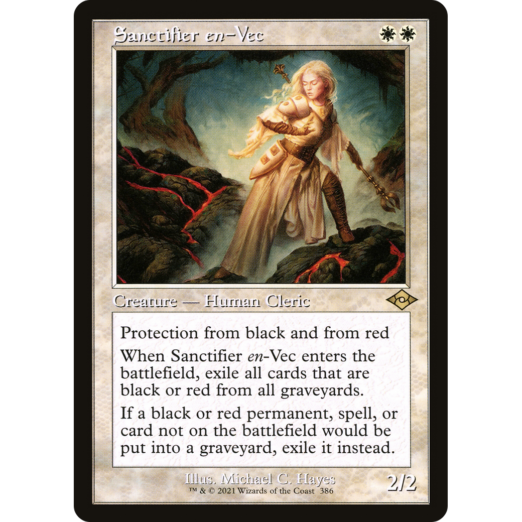 Sanctifier en-Vec (Retro Frame) (MH2-386) - Modern Horizons 2 Foil