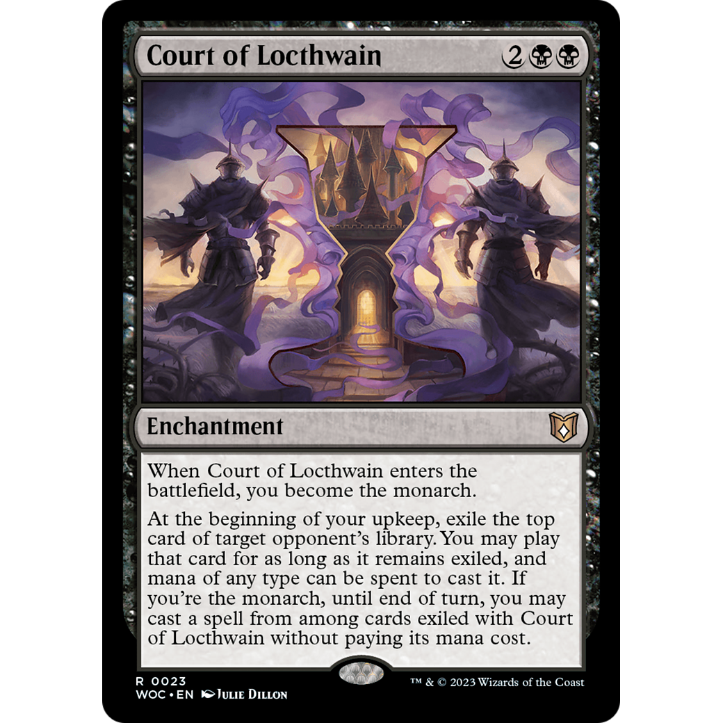 Court of Locthwain (WOC-023) - Wilds of Eldraine Commander Foil