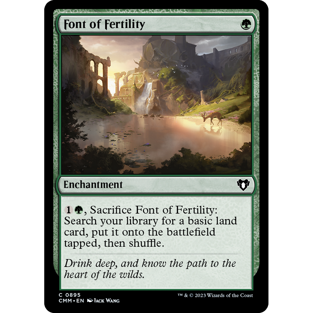 Font of Fertility (CMM-895) - Commander Masters