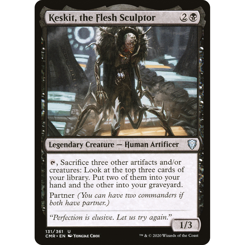 Keskit, the Flesh Sculptor (CMR-131) - Commander Legends