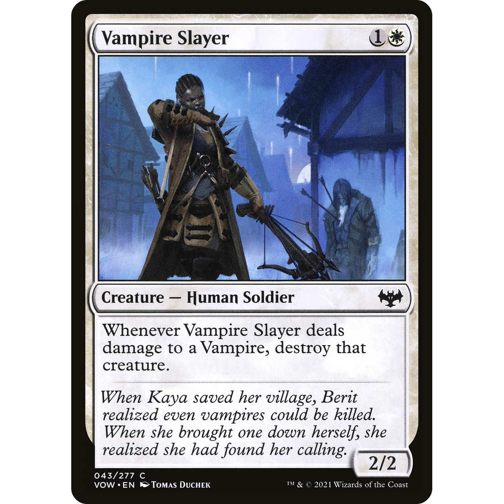 Vampire Slayer (VOW-043) - Innistrad: Crimson Vow Foil