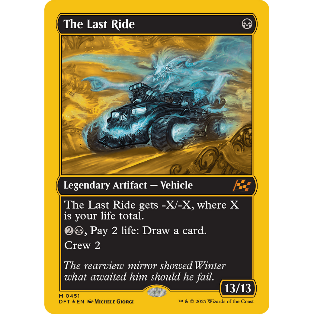 The Last Ride (DFT-451) - Aetherdrift Foil