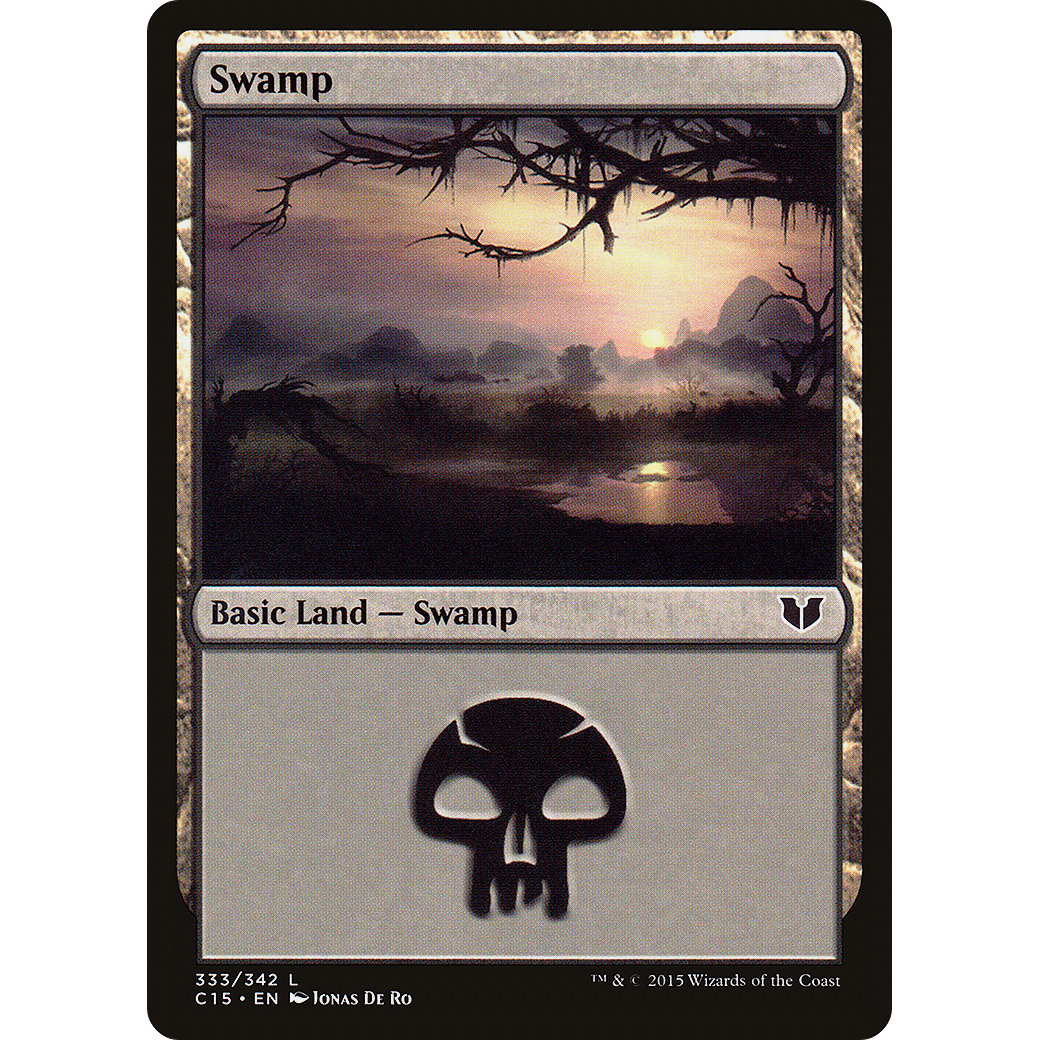 Swamp (333) (C15-333) - Commander 2015
