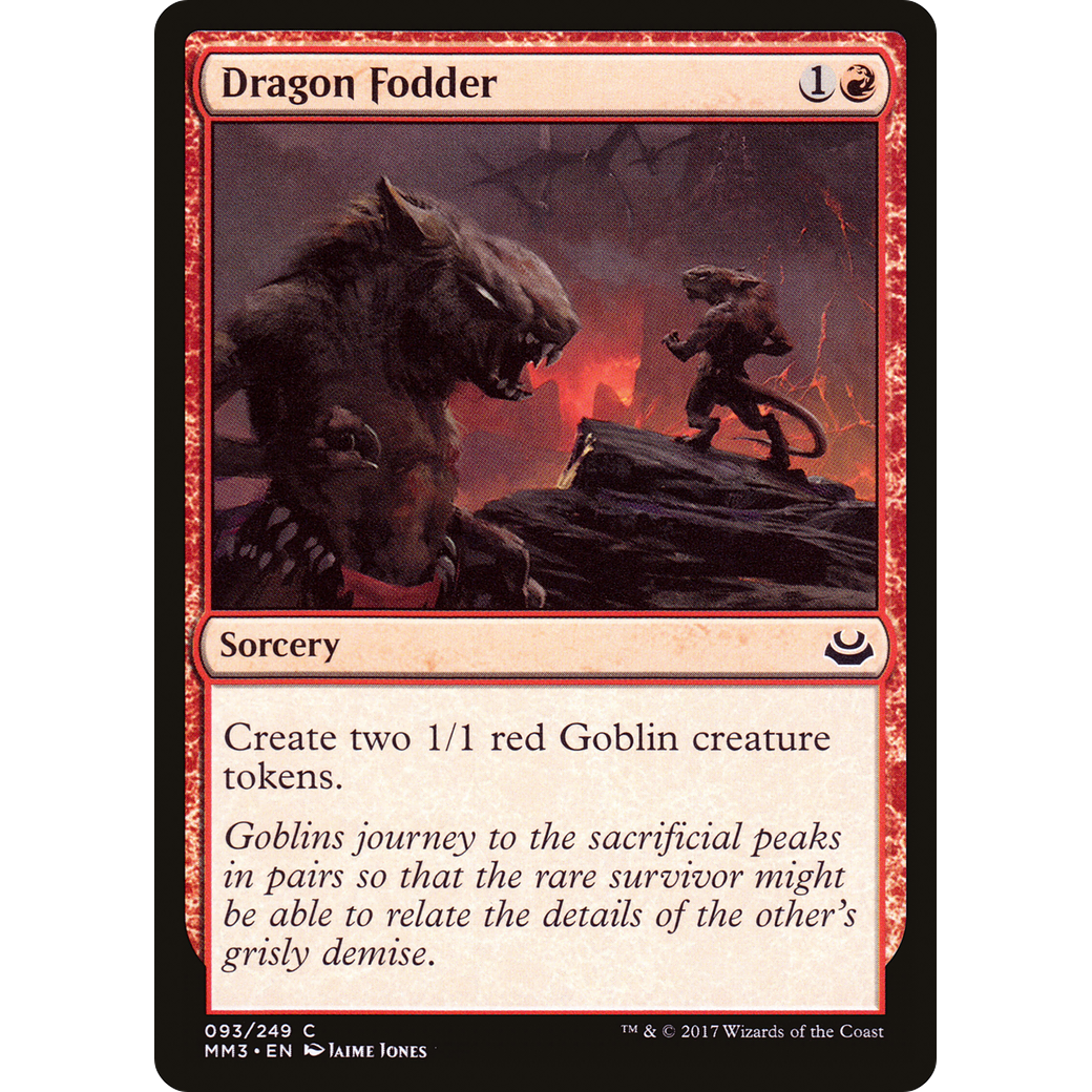 Dragon Fodder (MM3-093) - Modern Masters 2017 Foil