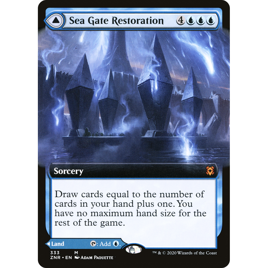 Sea Gate Restoration (Extended Art) (ZNR-333) - Zendikar Rising: (Extended Art) Foil