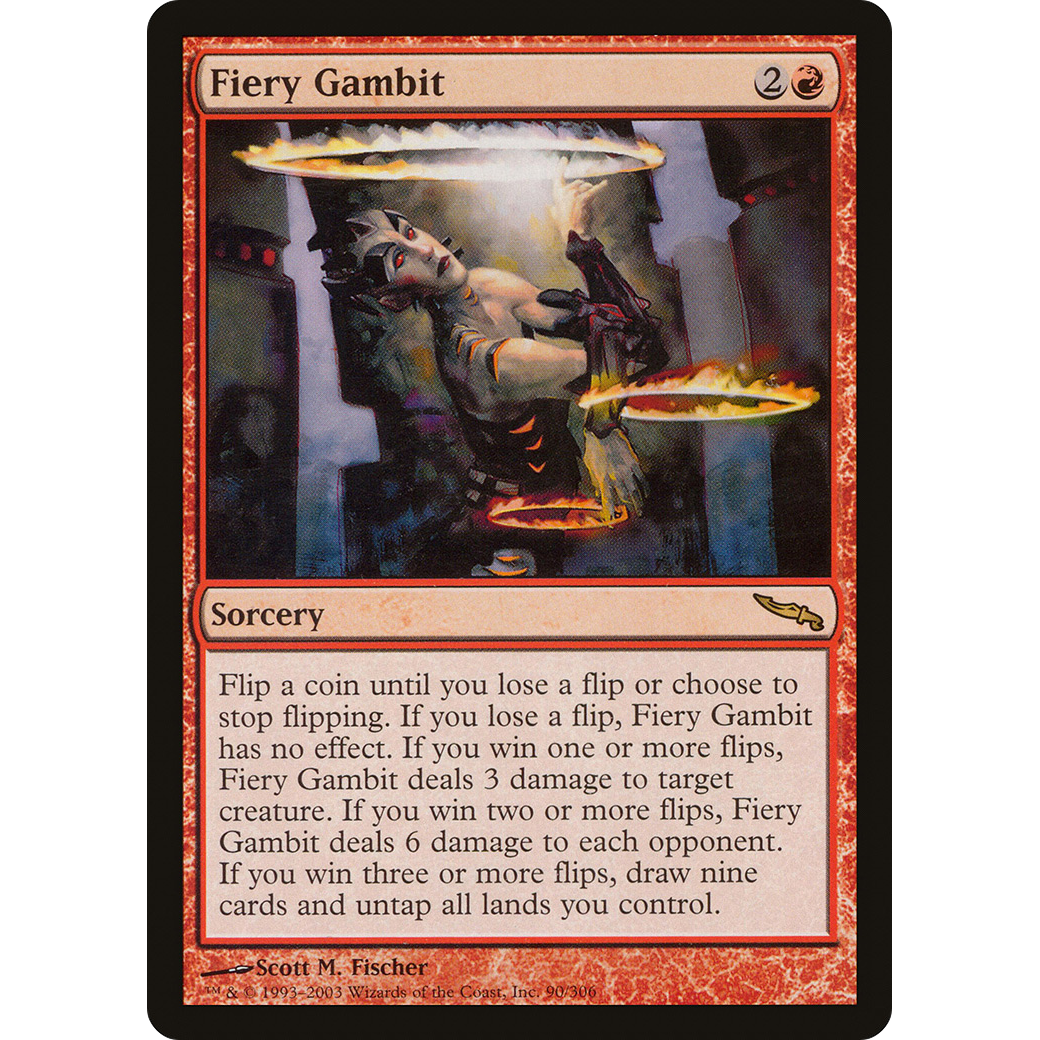 Fiery Gambit (MRD-090) - Mirrodin