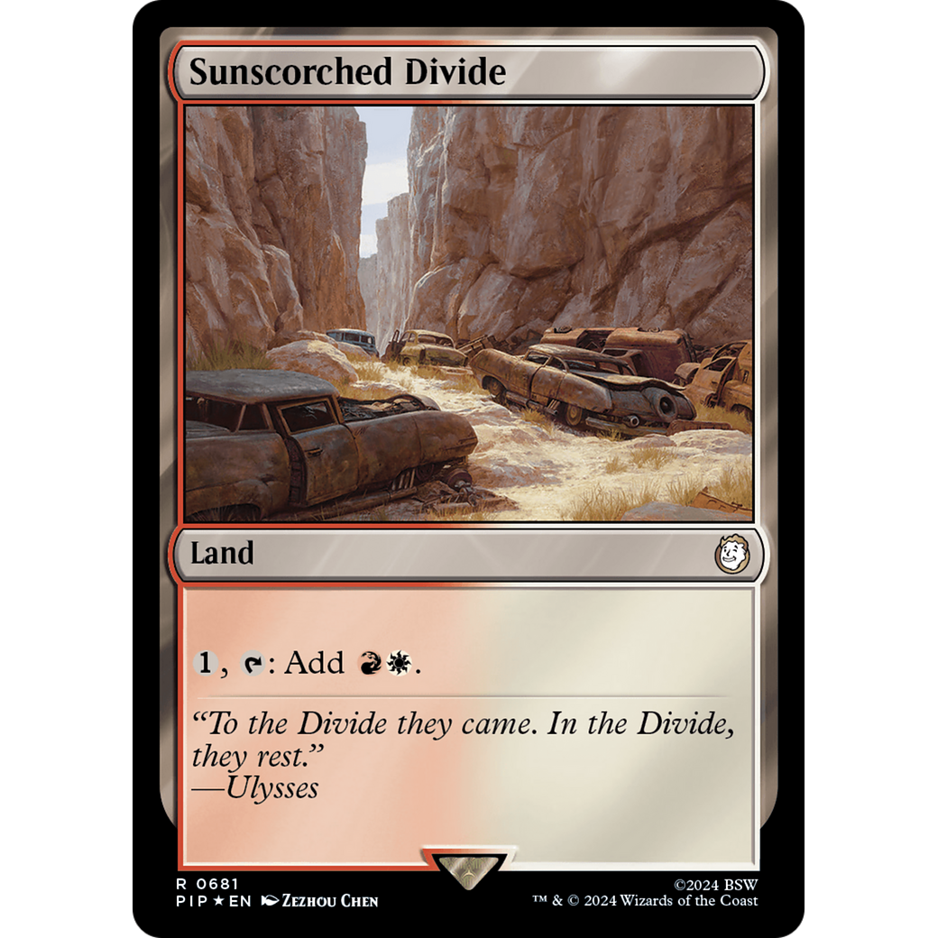 Sunscorched Divide (PIP-681) - Fallout Foil