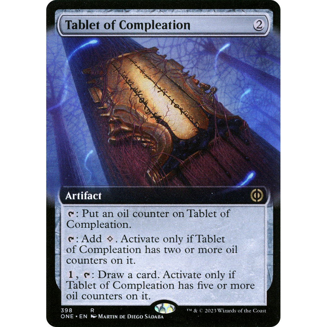 Tablet of Compleation (ONE-398) - Phyrexia: All Will Be One: (Extended Art)