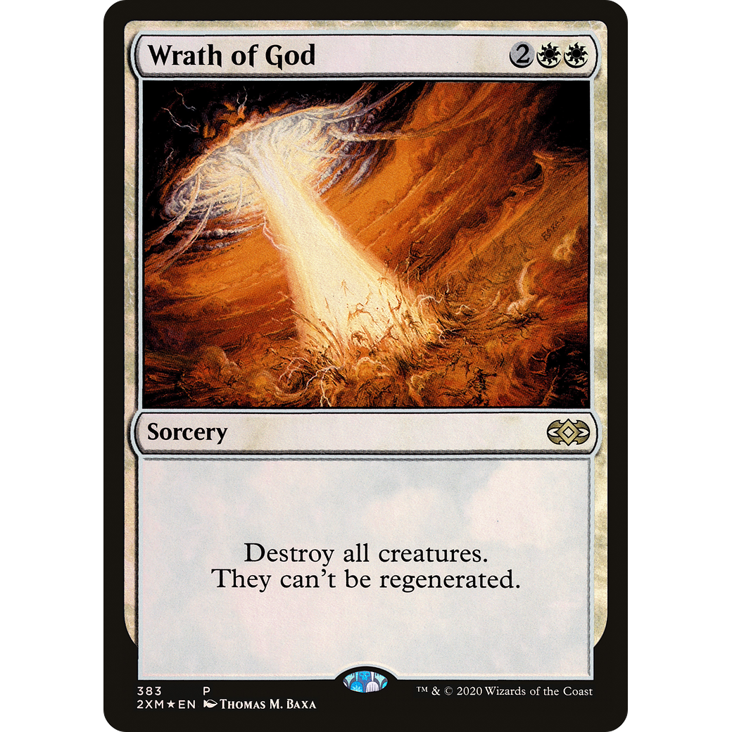 Wrath of God (LARP-383) - Double Masters Foil