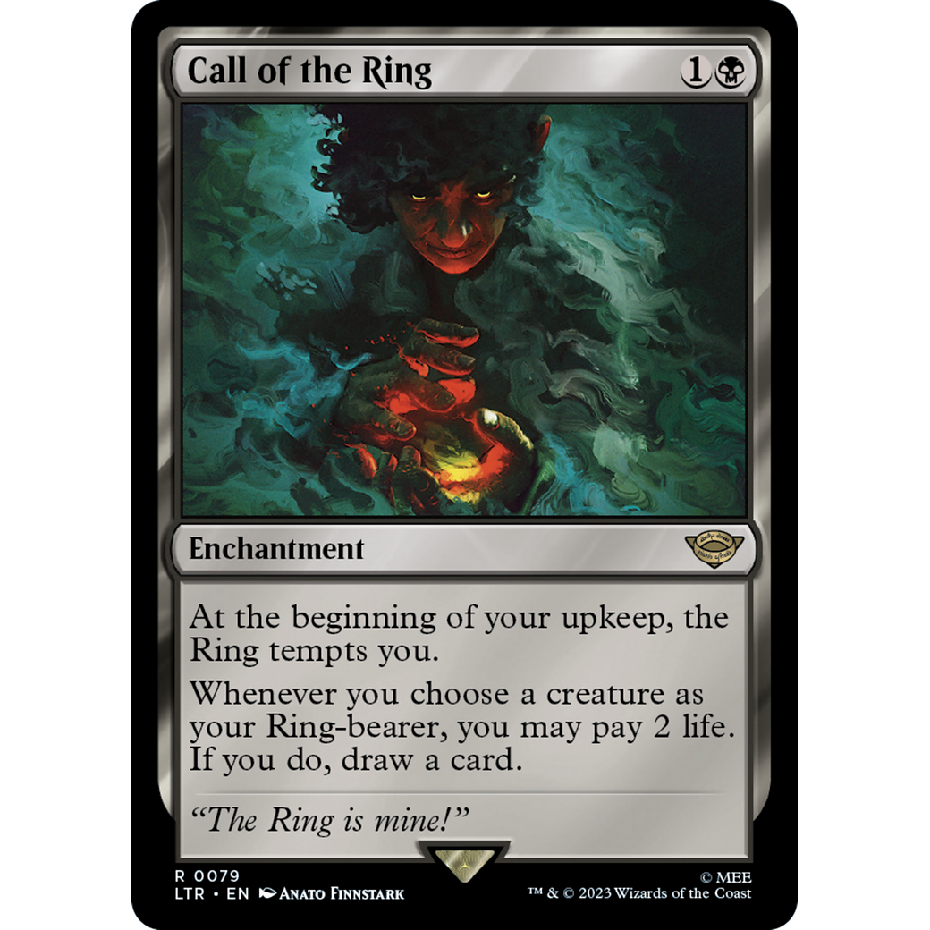 Call of the Ring (LTR-079) - The Lord of the Rings: Tales of Middle-earth Foil