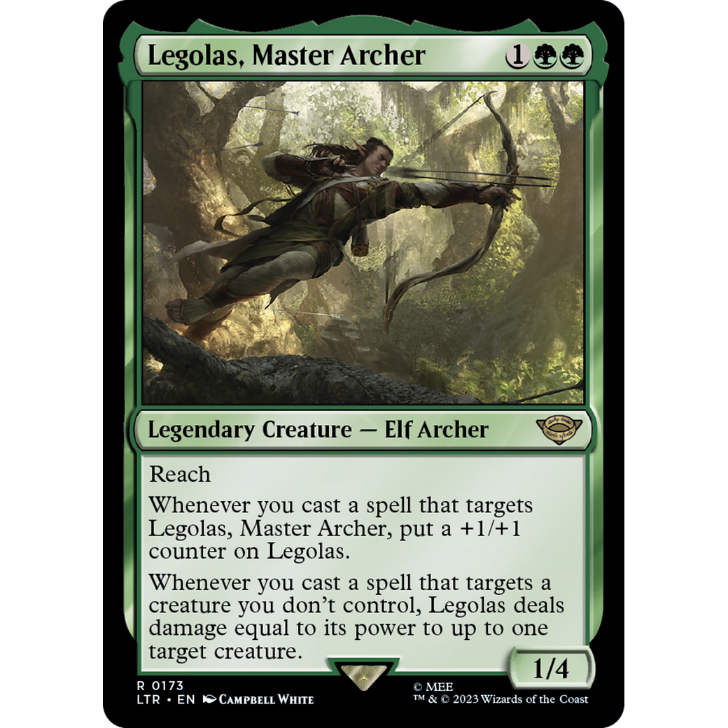 Legolas, Master Archer (LTR-173) - The Lord of the Rings: Tales of Middle-earth Foil