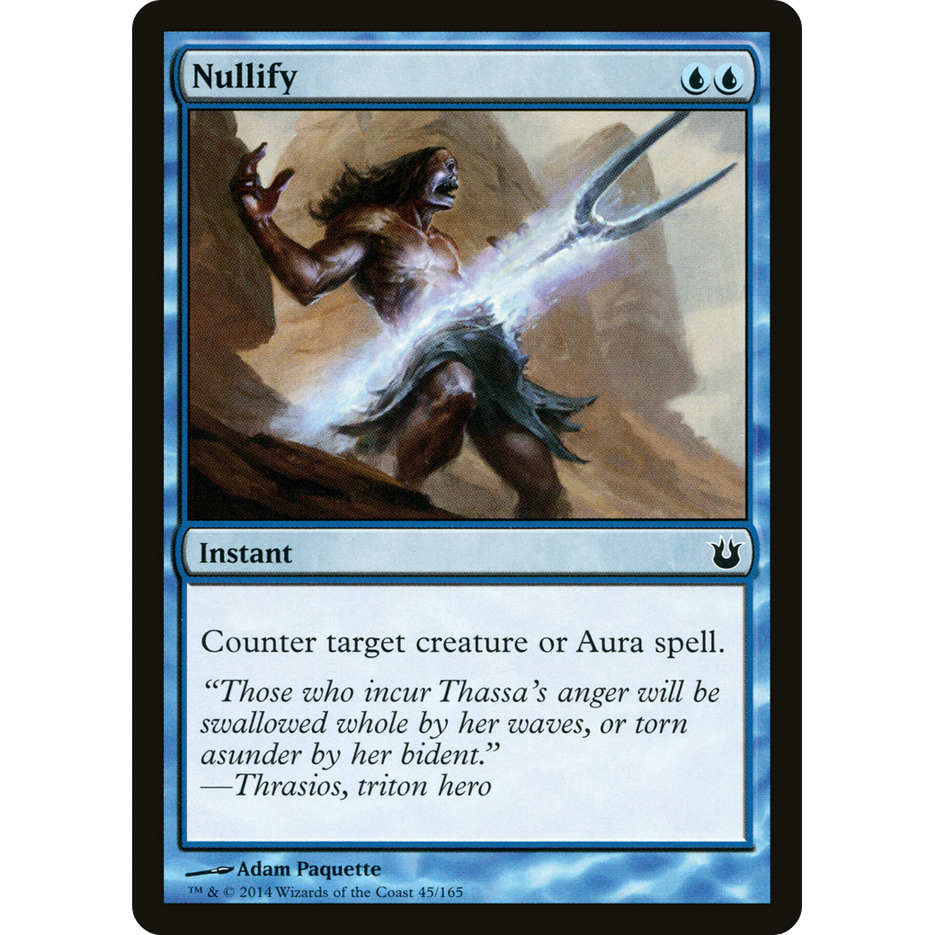 Nullify (BNG-045) - Born of the Gods Foil