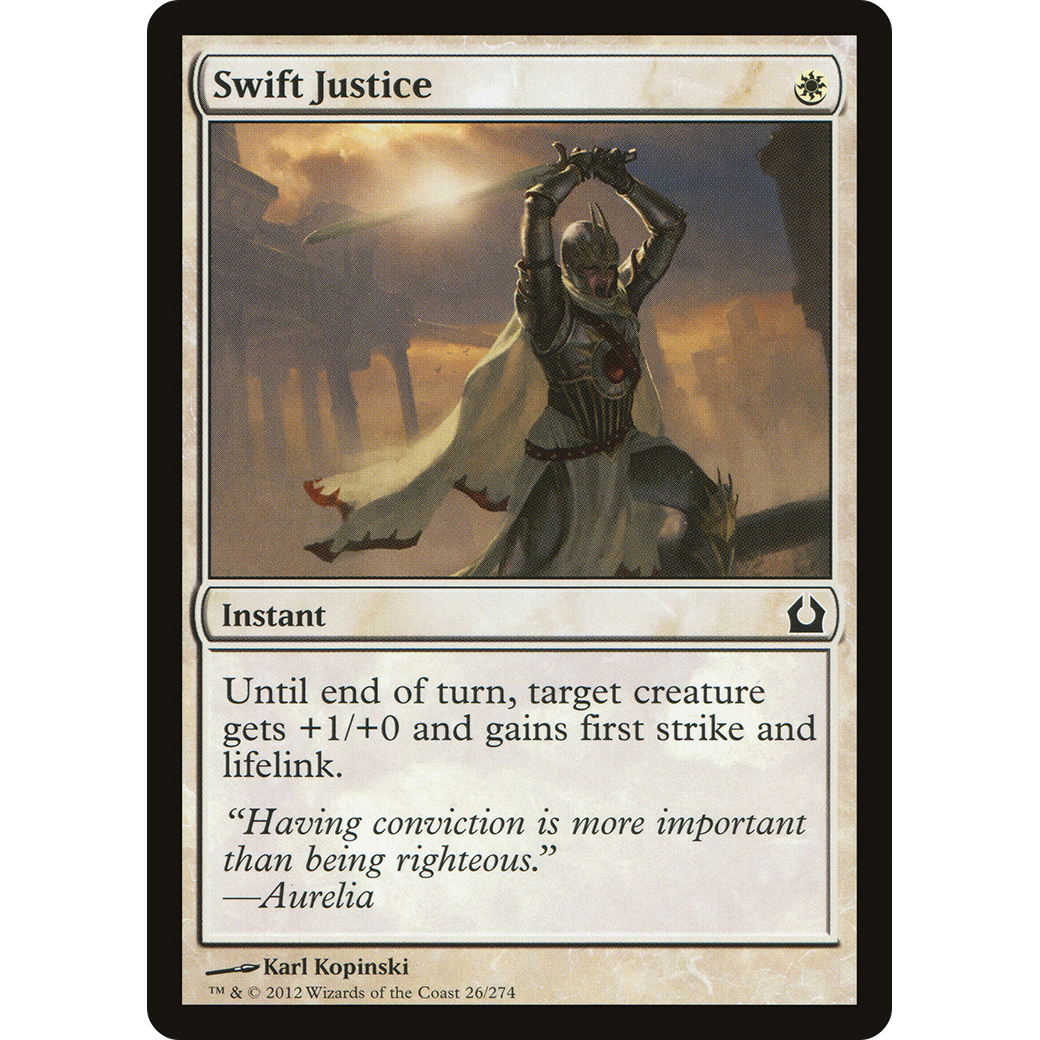 Swift Justice (RTR-026) - Return to Ravnica