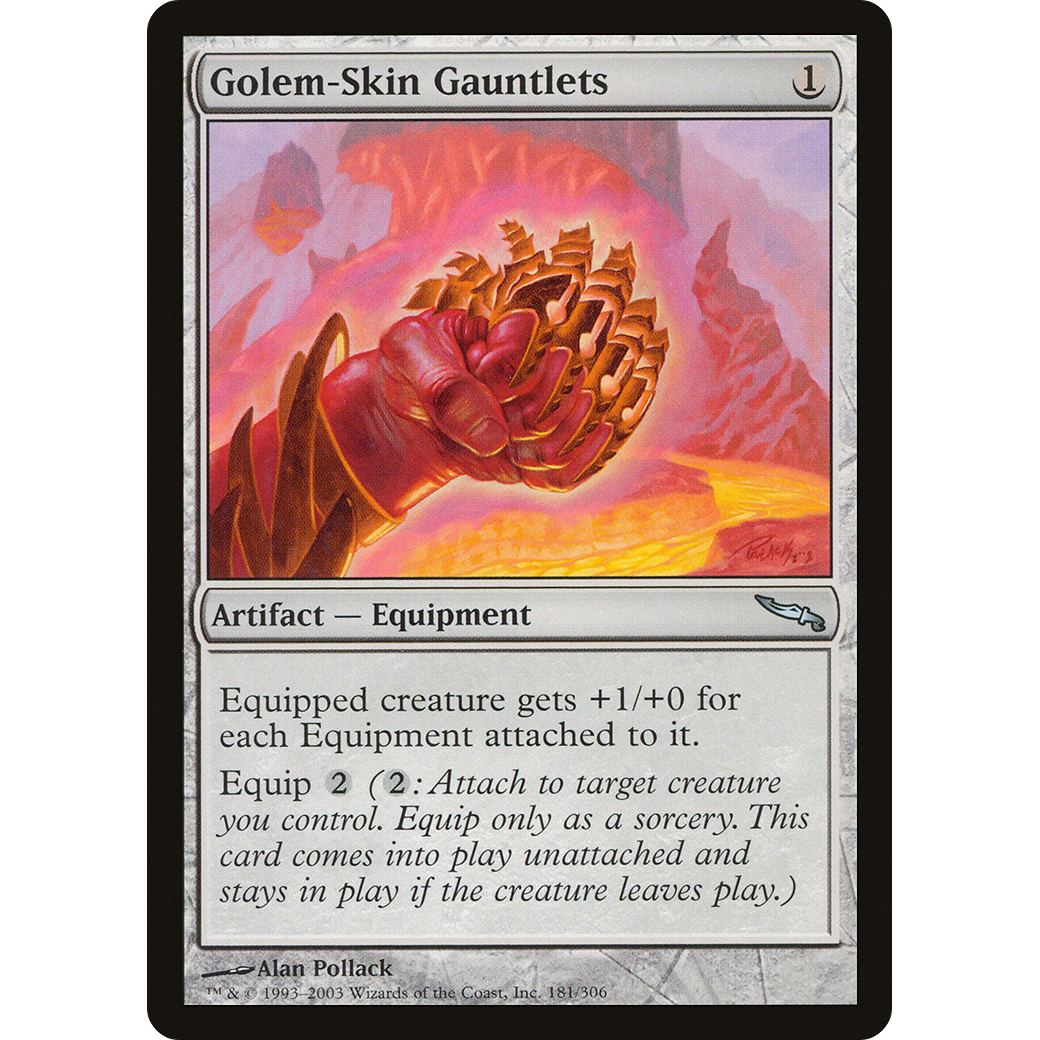 Golem-Skin Gauntlets (MRD-181) - Mirrodin