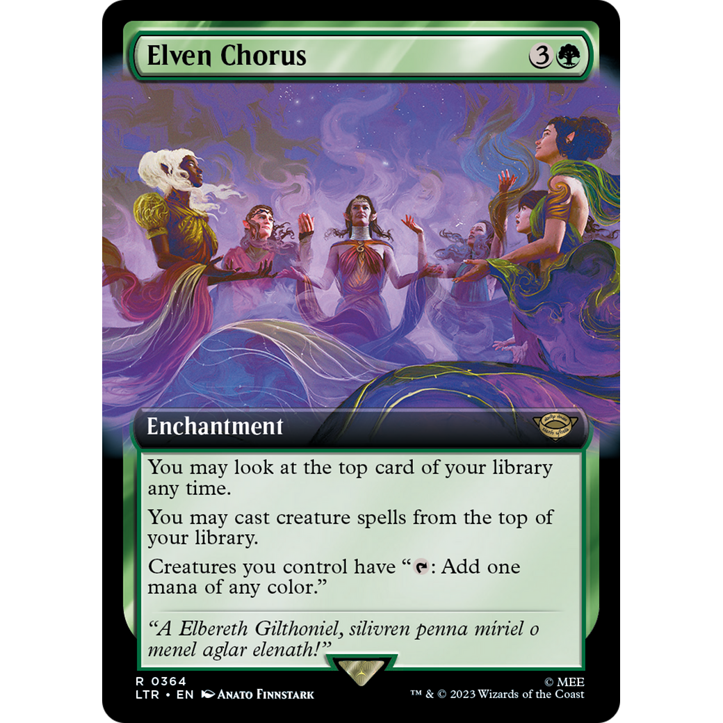 Elven Chorus (LTR-364) - The Lord of the Rings: Tales of Middle-earth: (Extended Art)