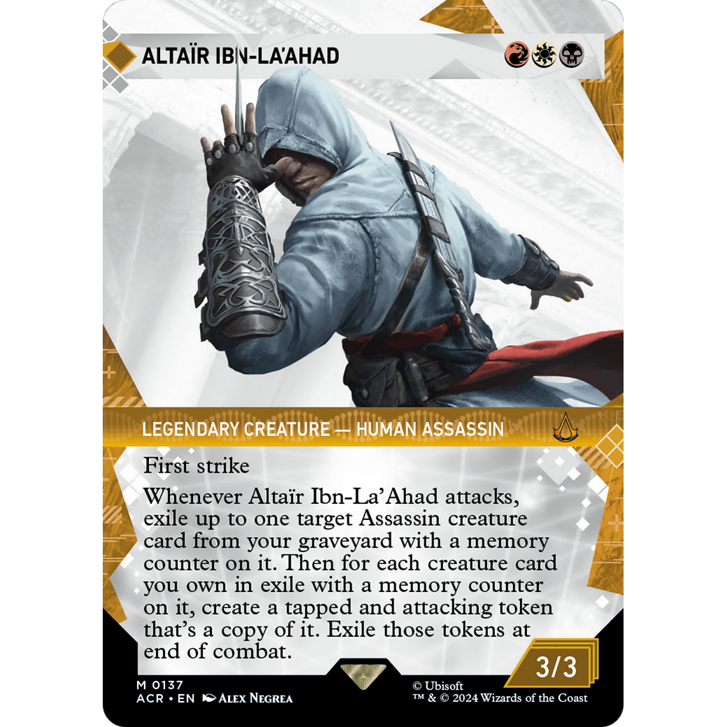 Altair Ibn-La'Ahad (Showcase) (ACR-137) - Assassin's Creed: (Showcase) (Borderless)