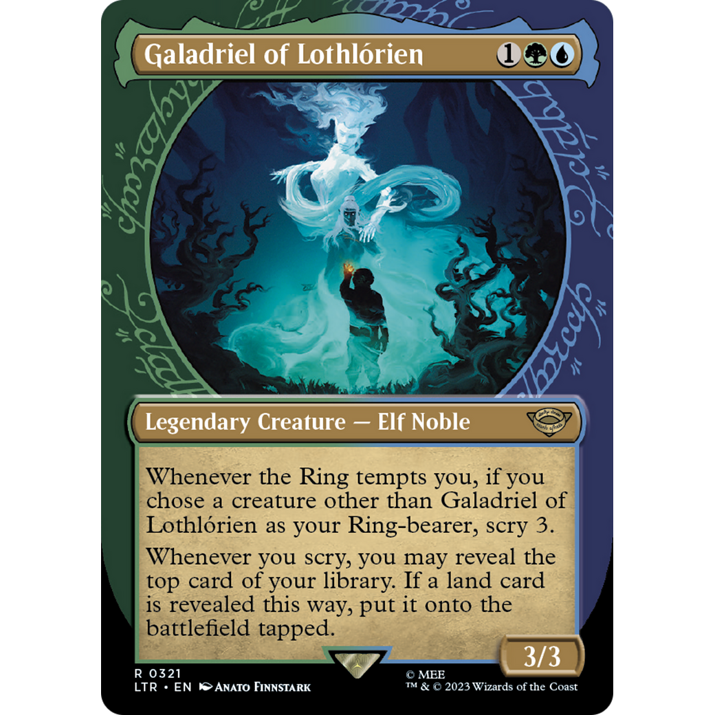 Galadriel of Lothlórien (LTR-321) - The Lord of the Rings: Tales of Middle-earth: (Showcase) (Borderless)