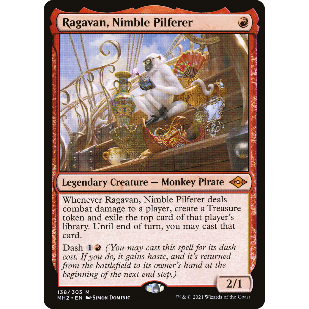 Ragavan, Nimble Pilferer (MH2-138) - Modern Horizons 2