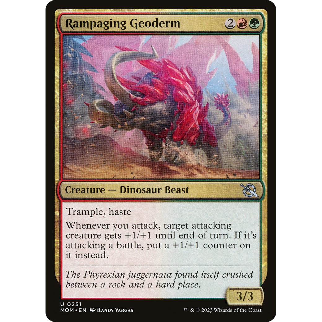 Rampaging Geoderm (MOM-251) - March of the Machine Foil