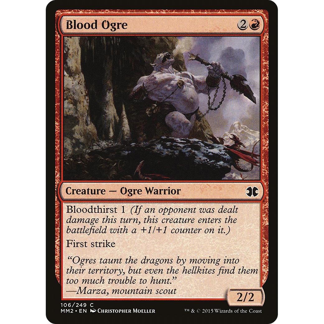 Blood Ogre (MM2-106) - Modern Masters 2015 Foil