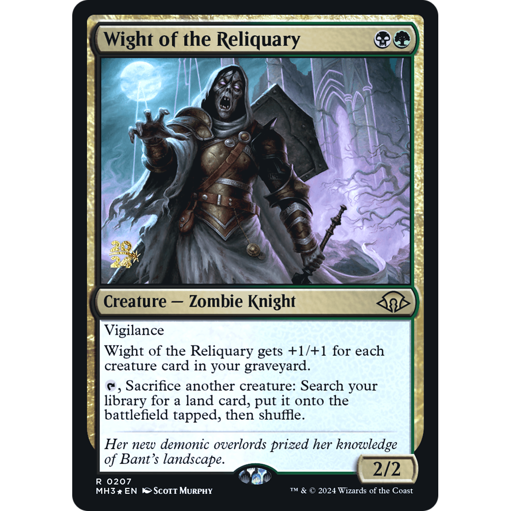 Wight of the Reliquary (PRE-207S) - Modern Horizons 3 Promos Foil