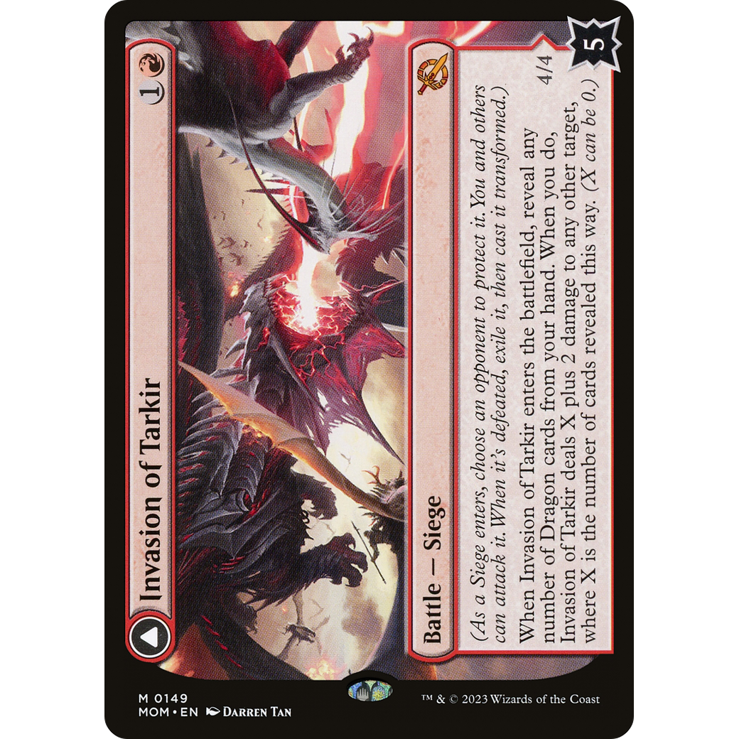 Invasion of Tarkir // Defiant Thundermaw (MOM-149) - March of the Machine