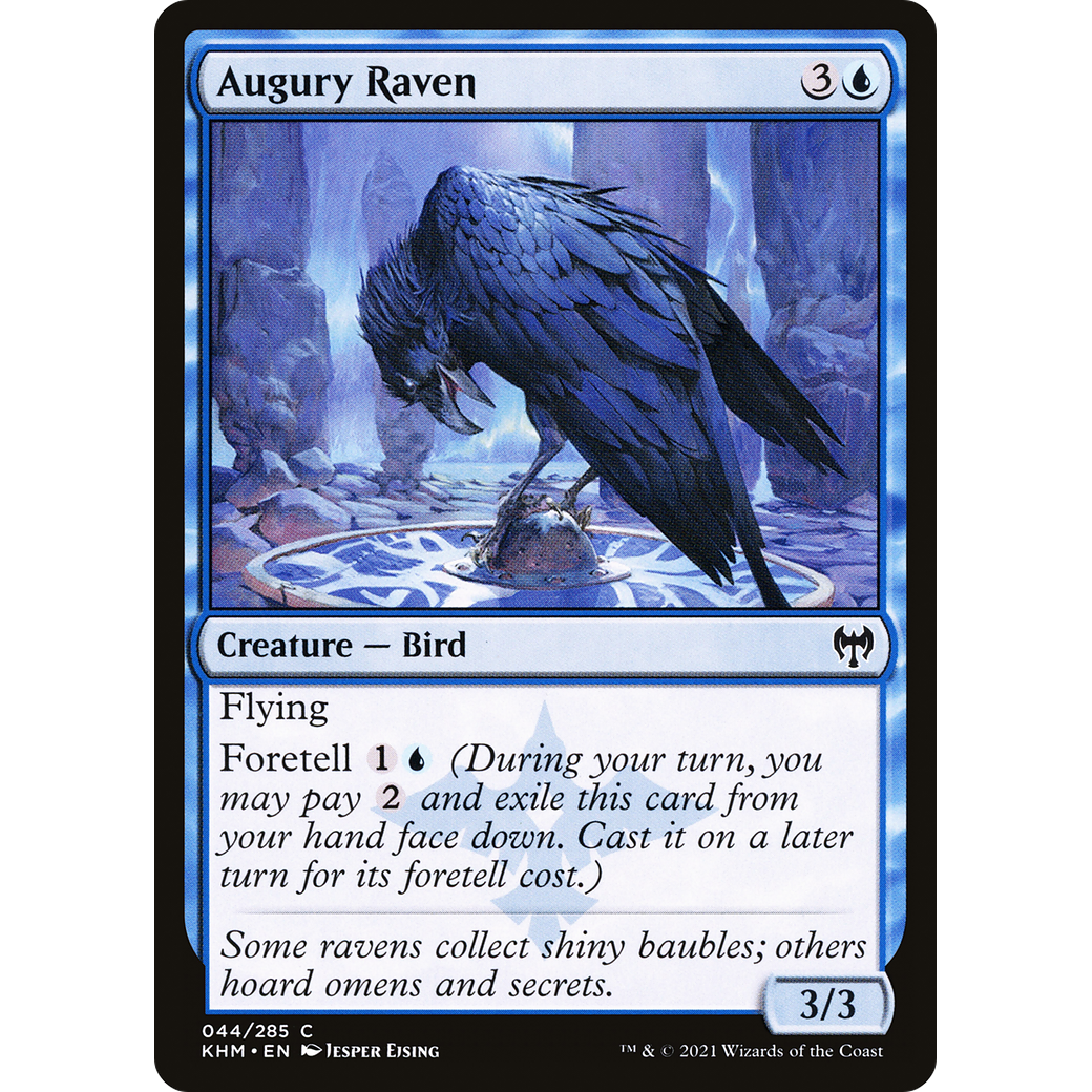 Augury Raven (KHM-044) - Kaldheim Foil