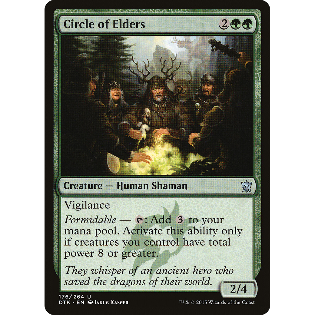 Circle of Elders (DTK-176) - Dragons of Tarkir