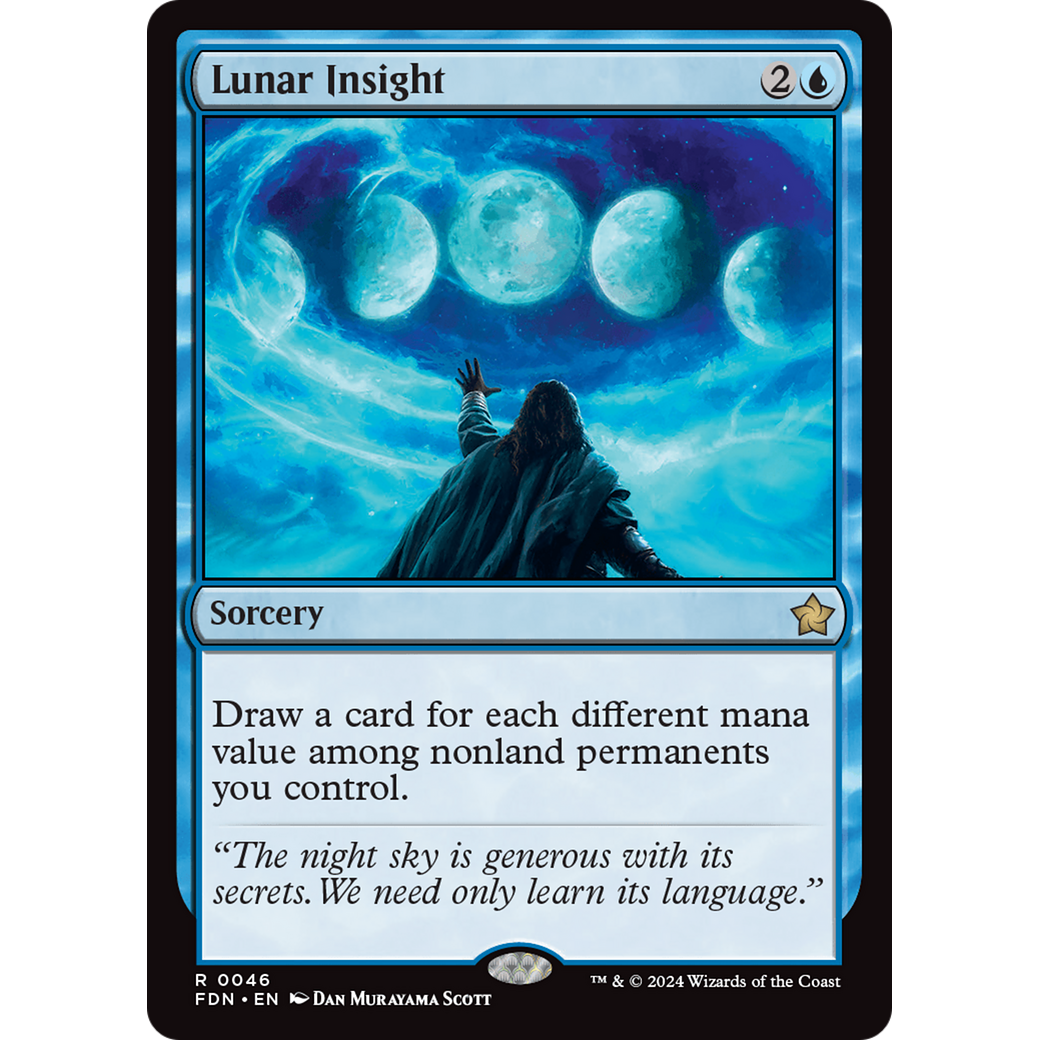 Lunar Insight (FDN-046) - Foundations Foil