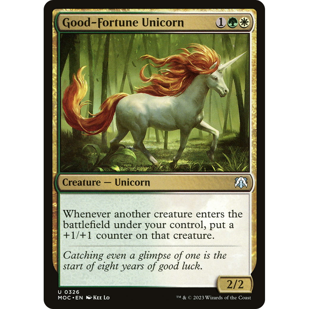Good-Fortune Unicorn (MOC-326) - March of the Machine Commander