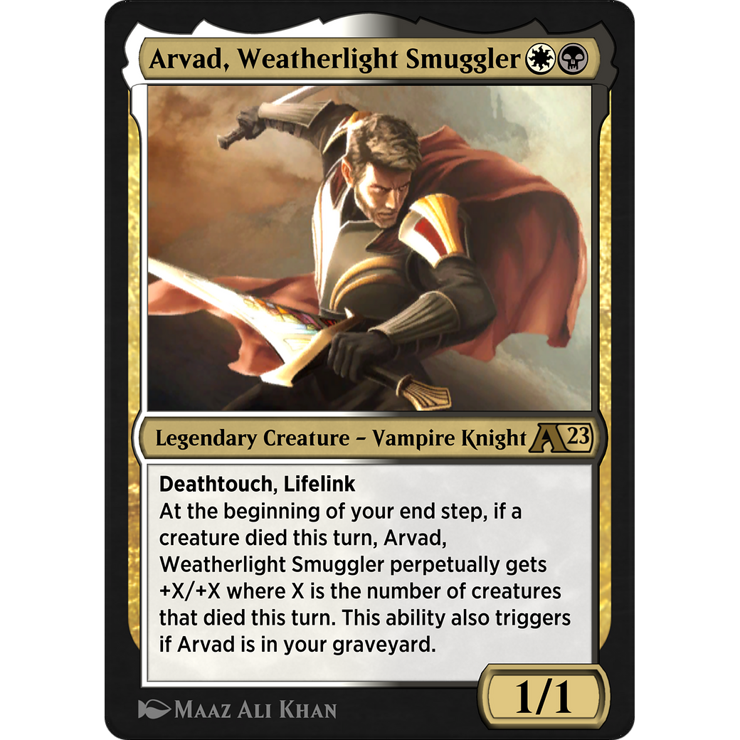 Arvad, Weatherlight Smuggler (YDMU-020) - Alchemy: Dominaria