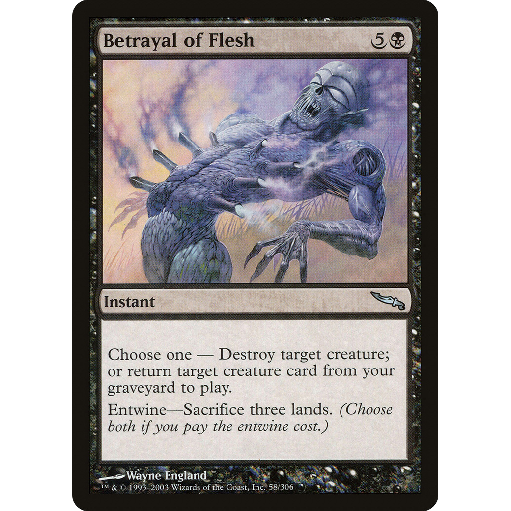 Betrayal of Flesh (MRD-058) - Mirrodin Foil