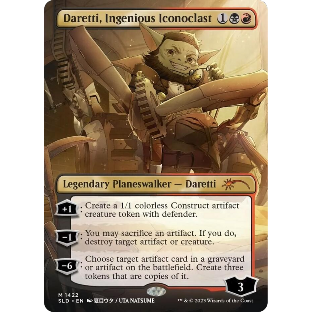 Daretti, Ingenious Iconoclast (Rainbow Foil) (SLD-1422) - Secret Lair Drop (Borderless) Foil