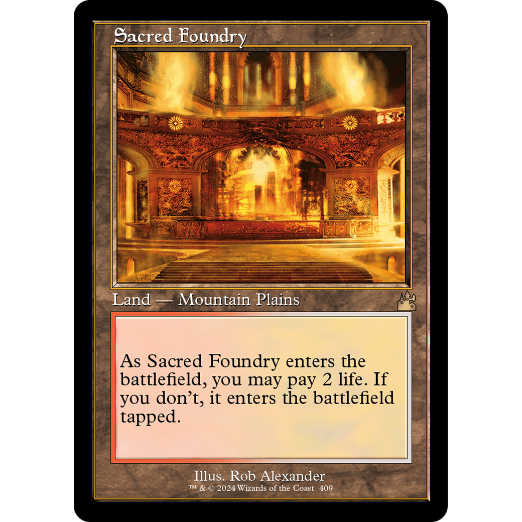 Sacred Foundry (RVR-409) - Ravnica Remastered