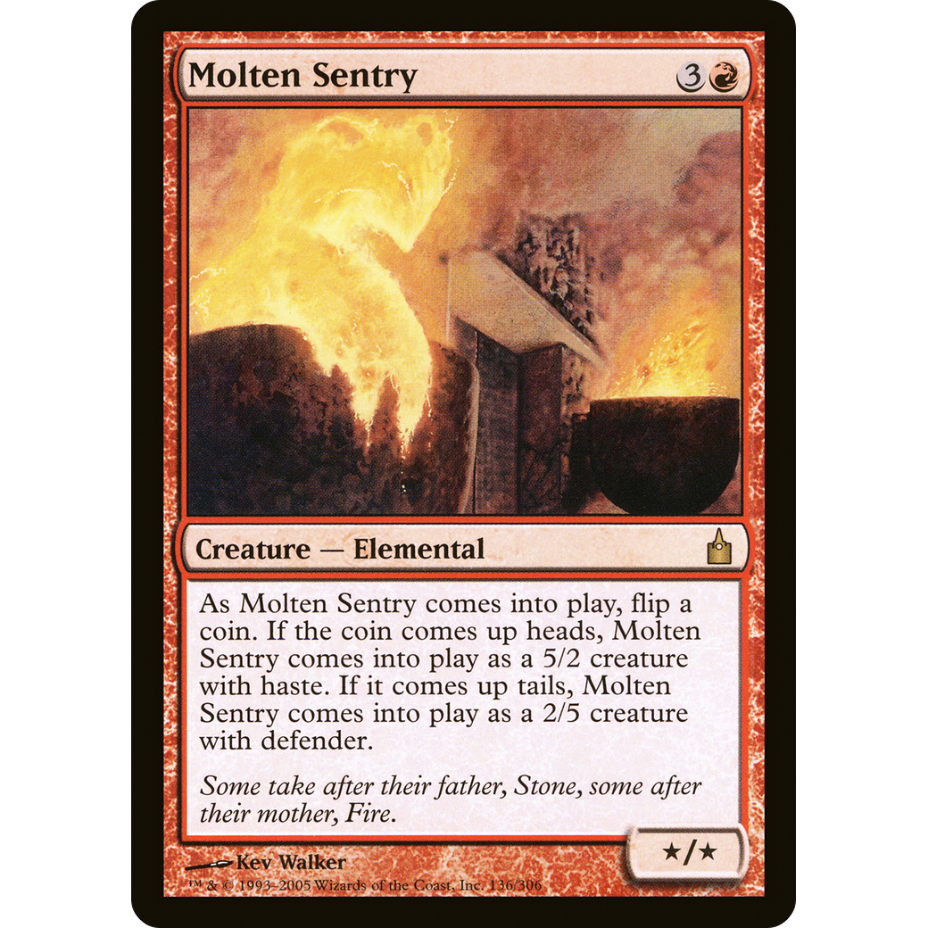 Molten Sentry (RAV-136) - Ravnica: City of Guilds