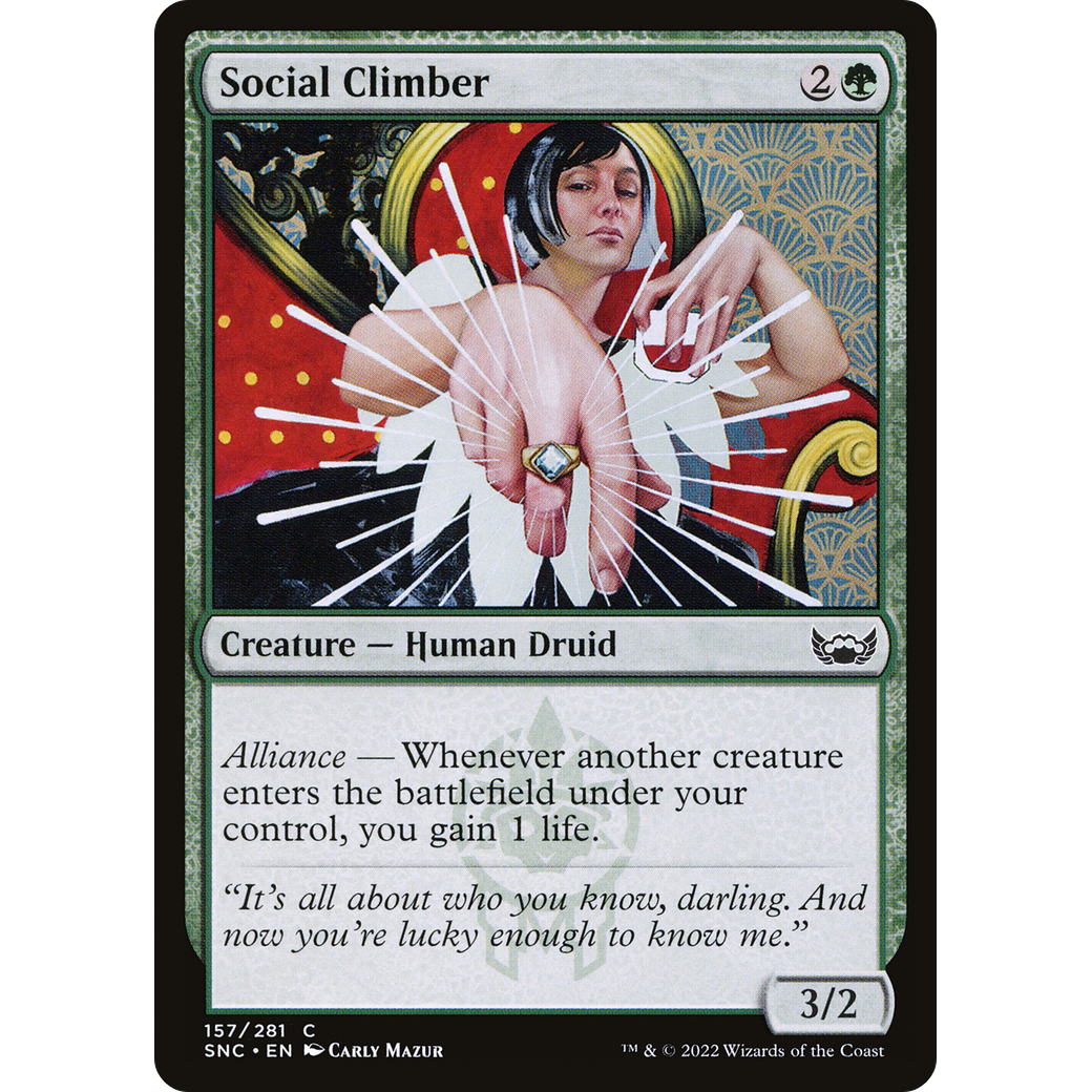 Social Climber (SNC-157) - Streets of New Capenna Foil