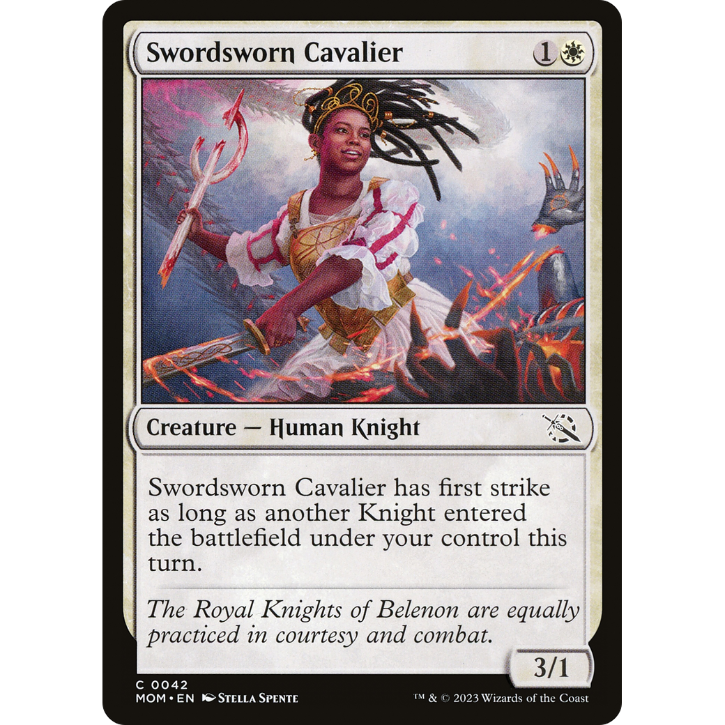 Swordsworn Cavalier (MOM-042) - March of the Machine