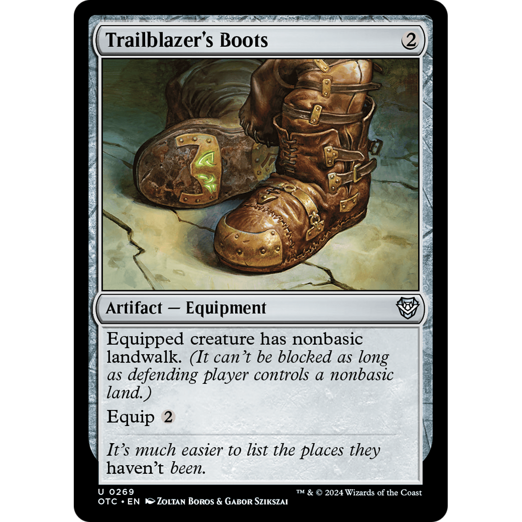 Trailblazer's Boots (OTC-269) - Outlaws of Thunder Junction Commander