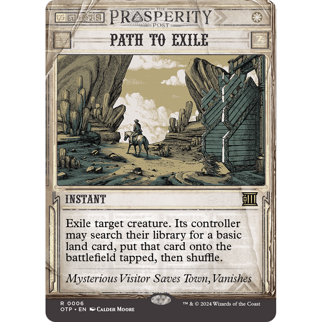 Path to Exile (OTP-006) - Breaking News: (Showcase) (Borderless) Foil