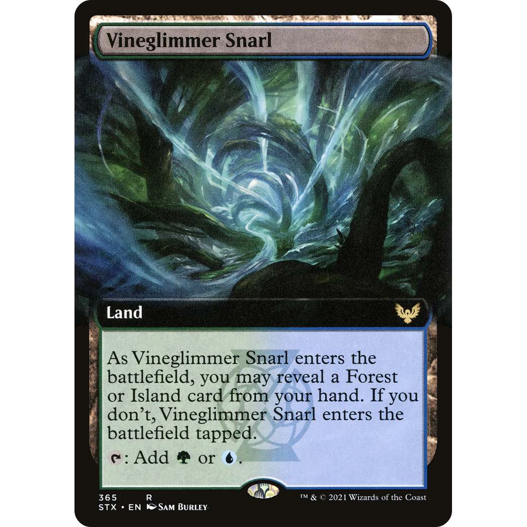Vineglimmer Snarl (Extended Art) (STX-365) - Strixhaven: School of Mages: (Extended Art) Foil