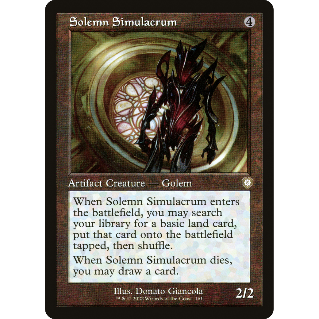 Solemn Simulacrum (Retro Frame) (BRC-161) - The Brothers' War Commander