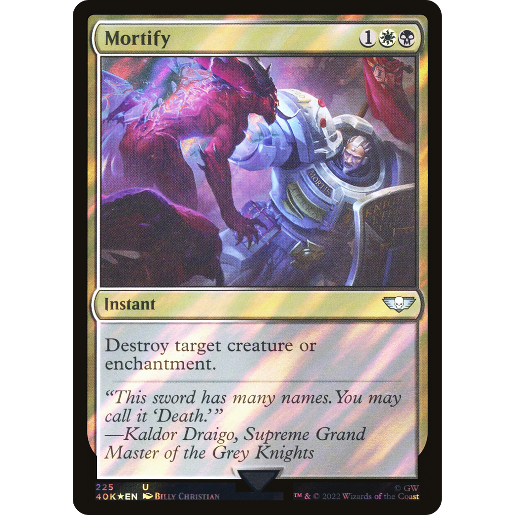 Mortify (40K-225) - Warhammer 40,000 Commander Foil