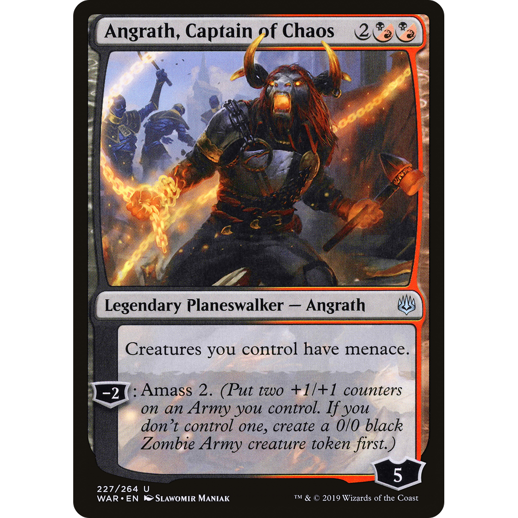 Angrath, Captain of Chaos (WAR-227) - War of the Spark