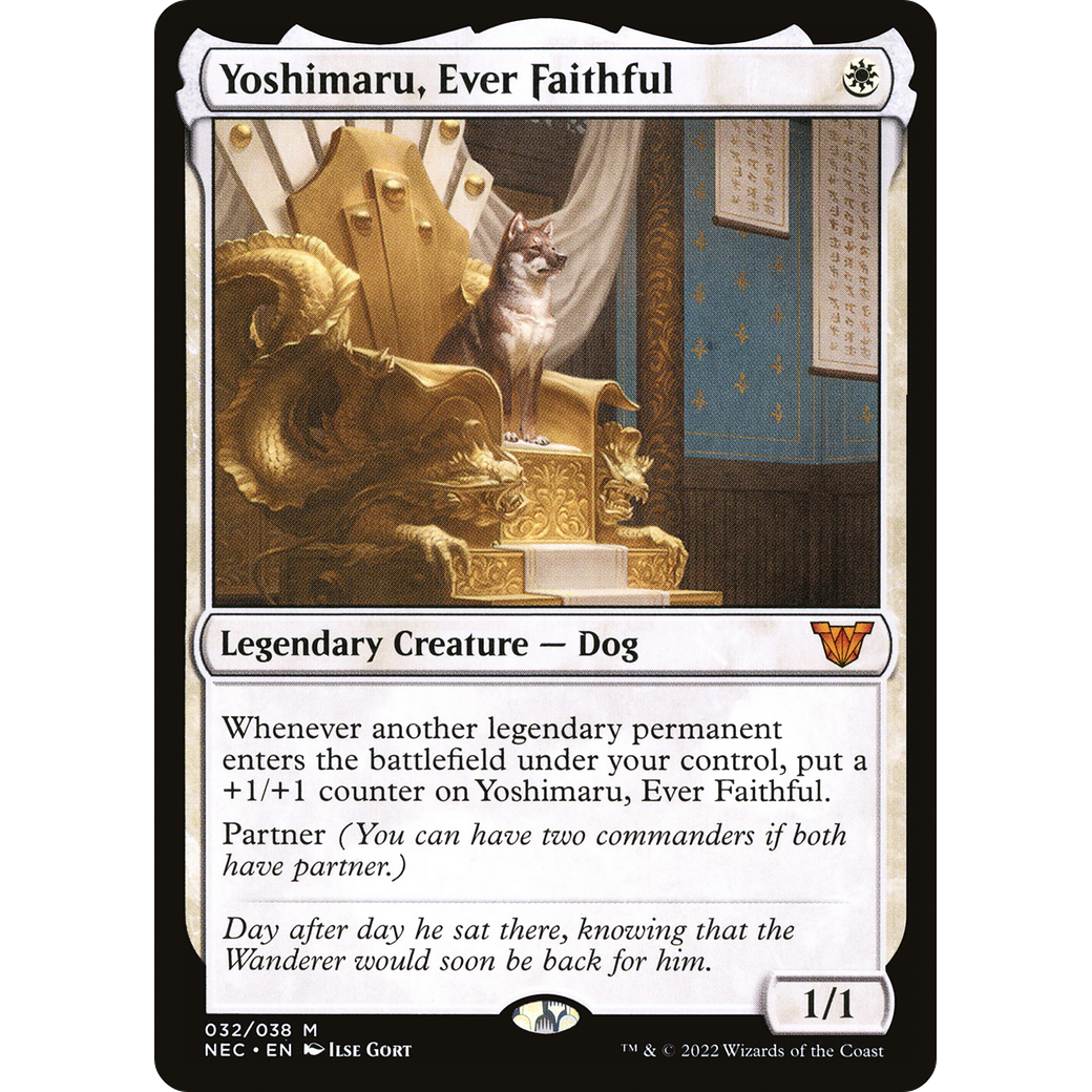Yoshimaru, Ever Faithful (NEC-032) - Neon Dynasty Commander Foil