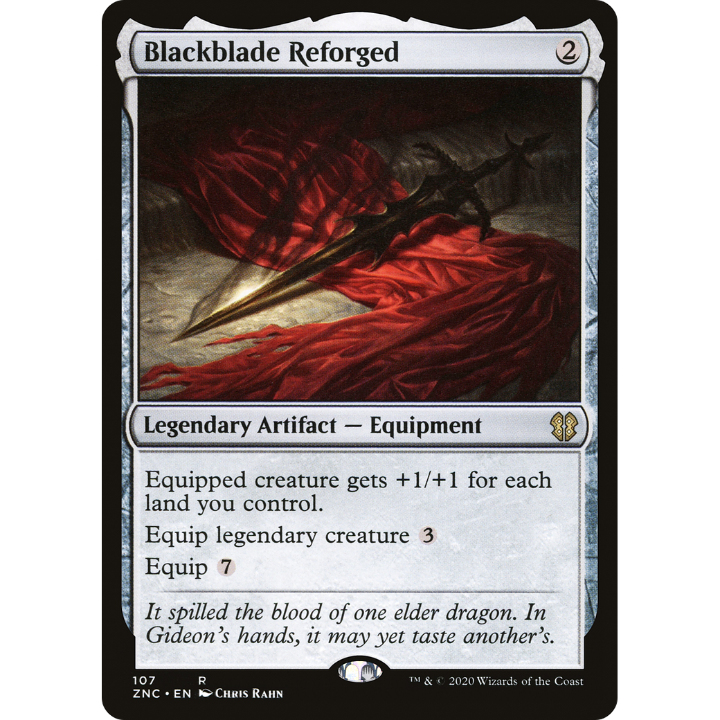 Blackblade Reforged (ZNC-107) - Zendikar Rising Commander