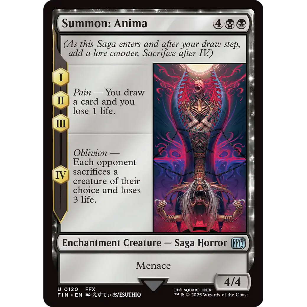Summon: Anima (FIN-120) - FINAL FANTASY: (enchantment)