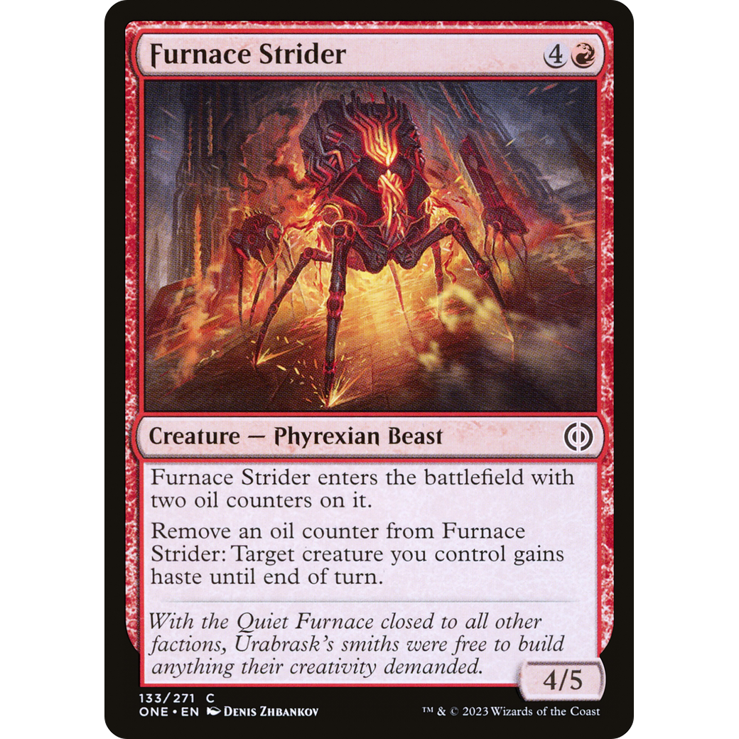 Furnace Strider (ONE-133) - Phyrexia: All Will Be One Foil