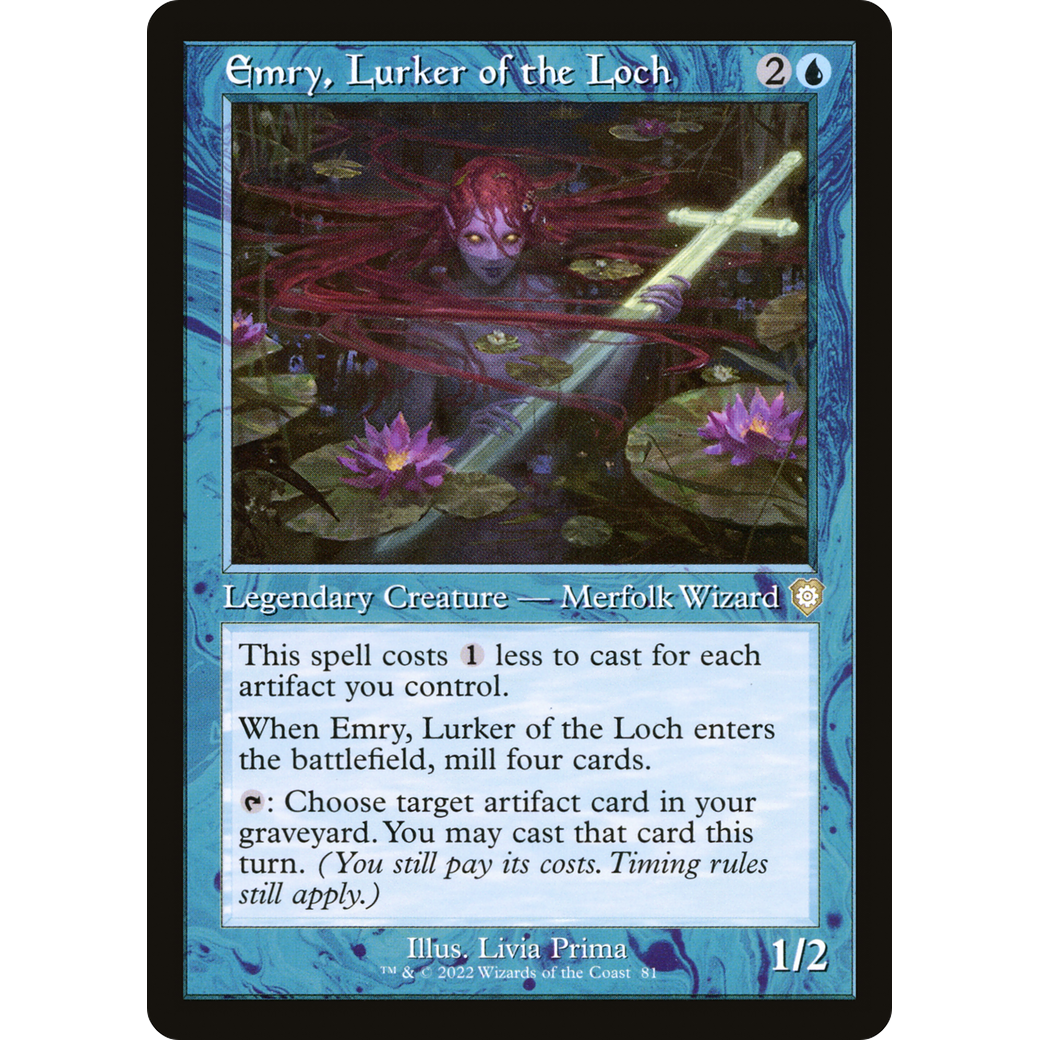 Emry, Lurker of the Loch (Retro Frame) (BRC-081) - The Brothers' War Commander