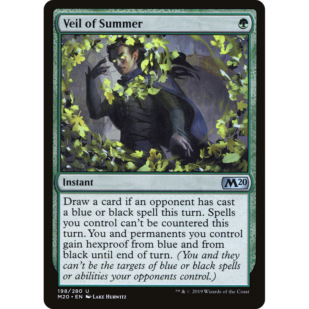 Veil of Summer (M20-198) - Core Set 2020 Foil