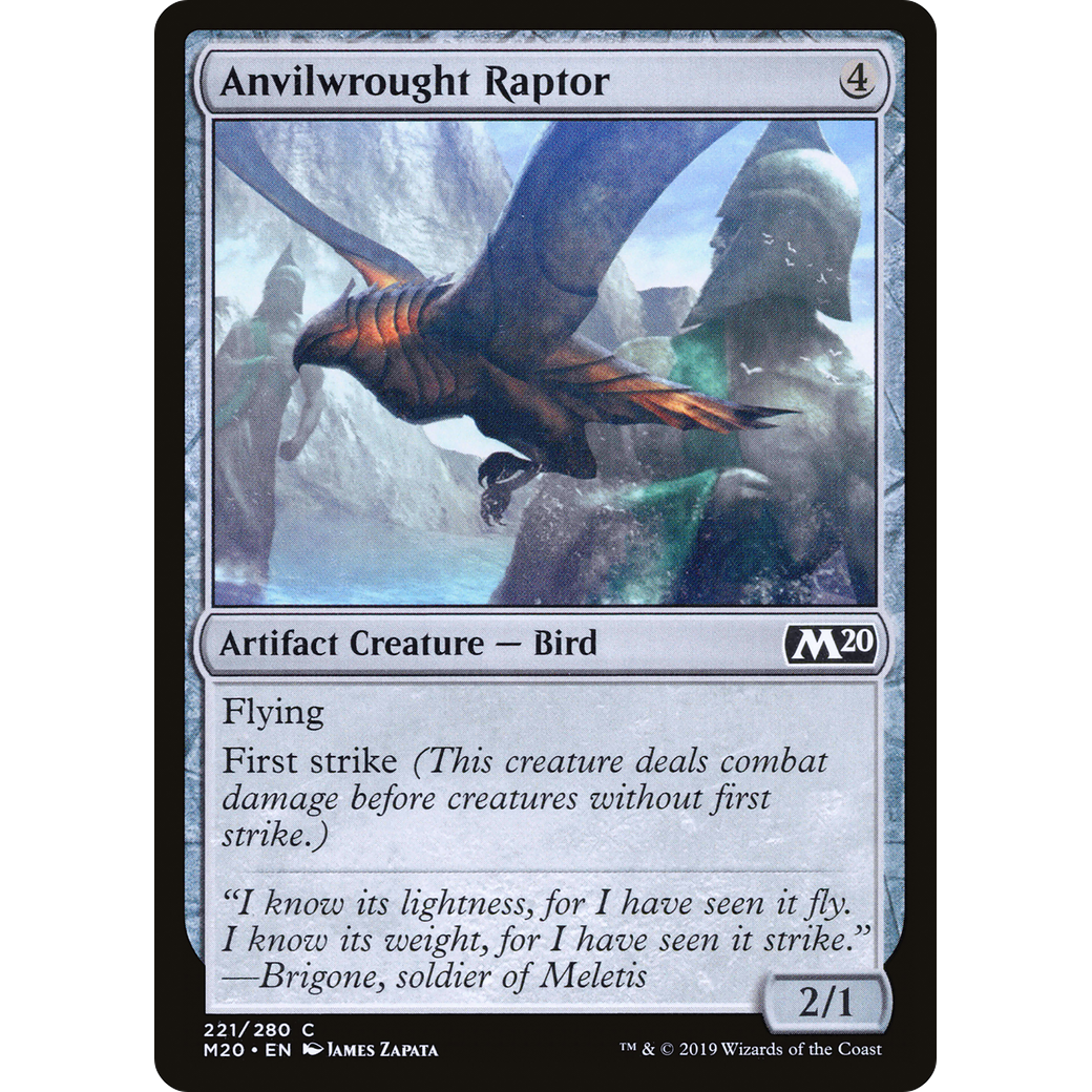Anvilwrought Raptor (M20-221) - Core Set 2020 Foil